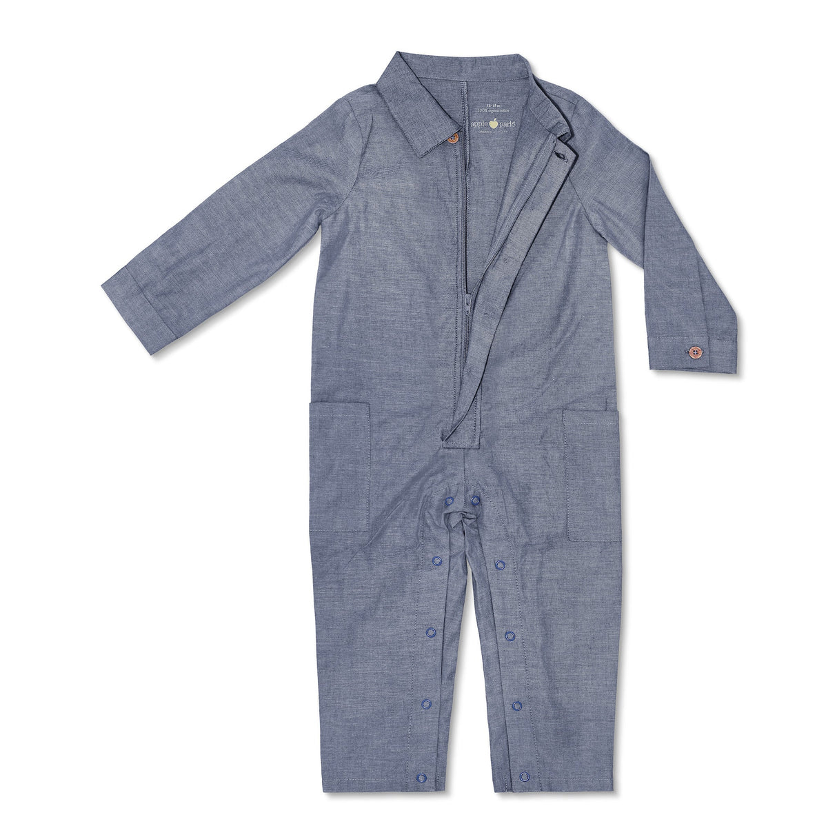 Jumpsuit Coverall - Chambray - HoneyBug