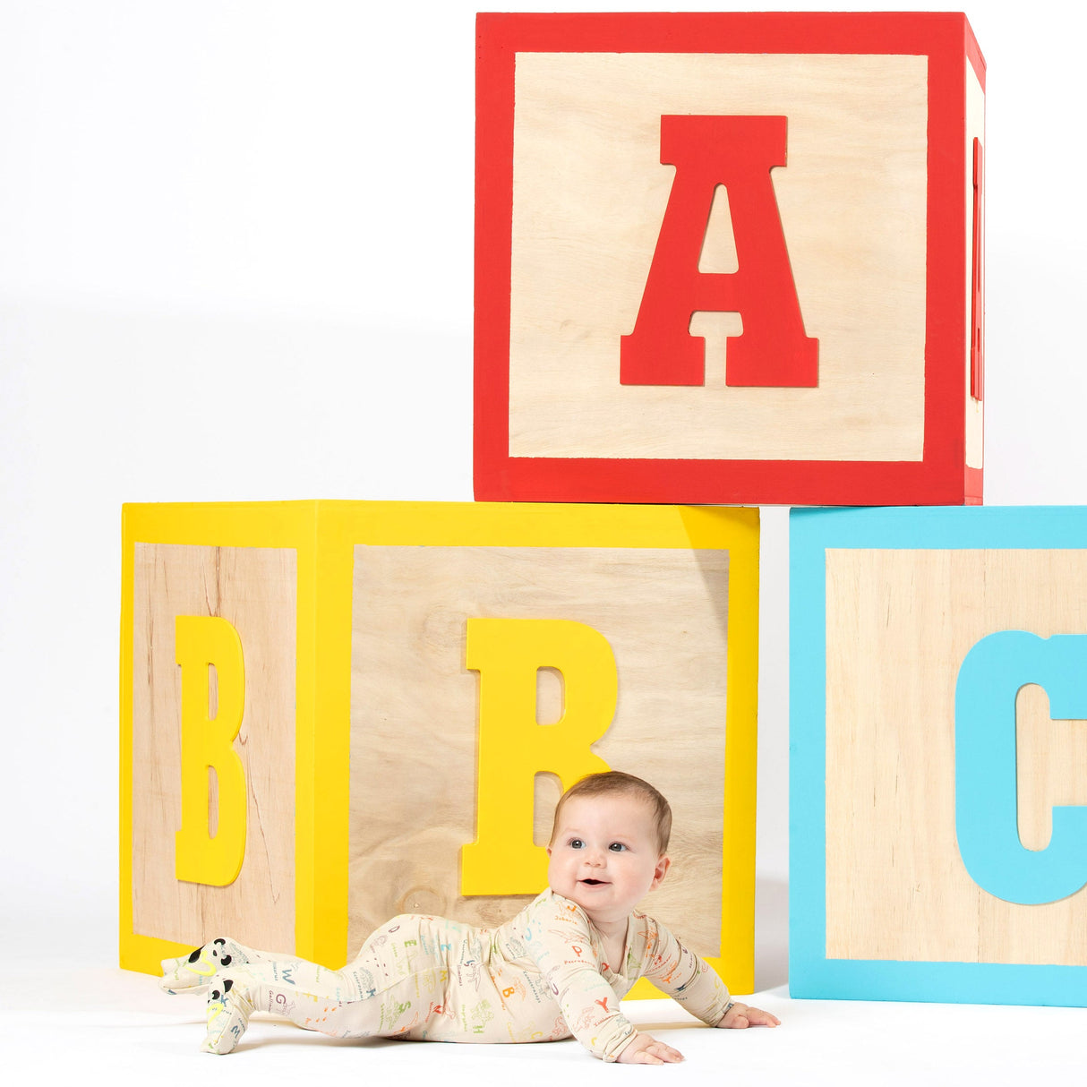 Dino ABC Bamboo Convertible Footie - HoneyBug