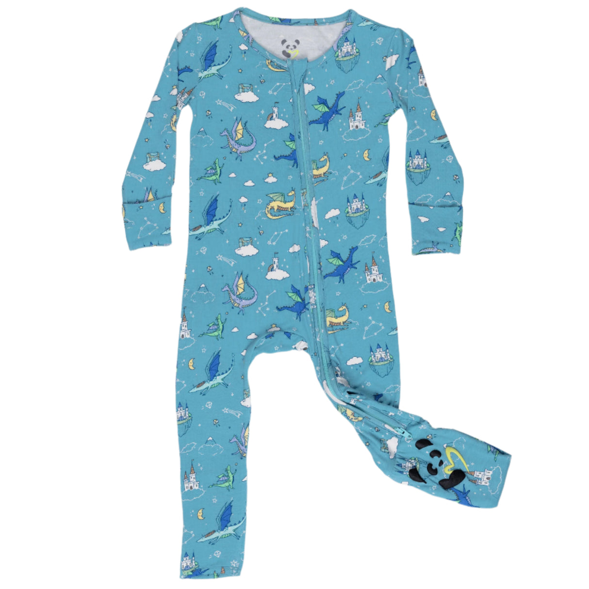Dragon Dreams Bamboo Convertible Footie - HoneyBug