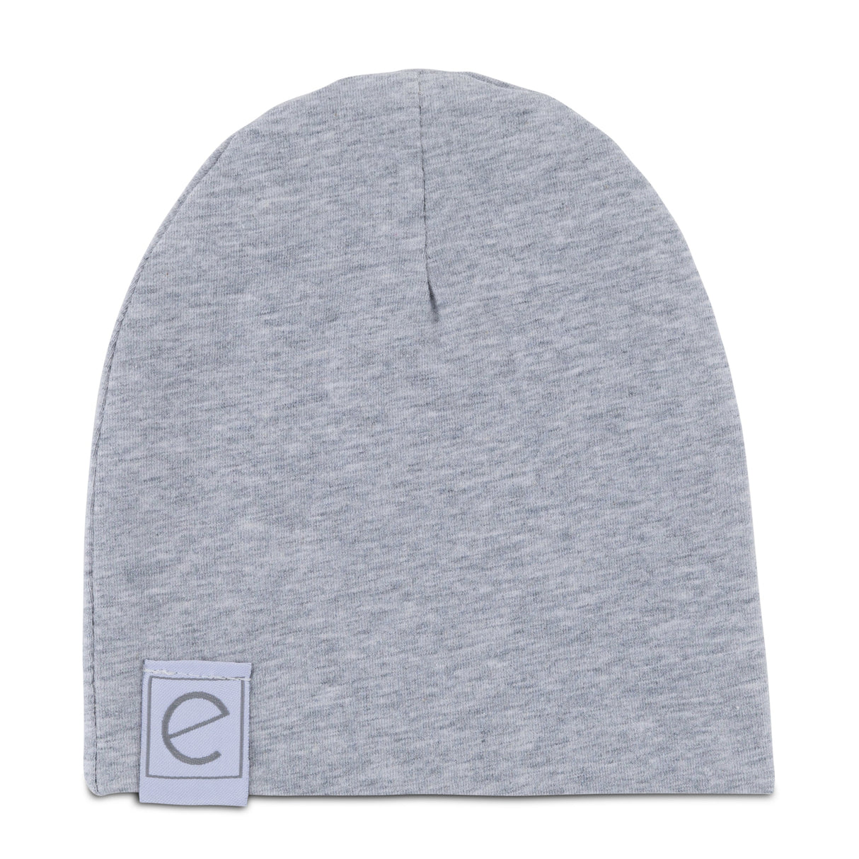 2 Pack Jersey Cotton Beanie Hat Set - Heather Grey & Black - HoneyBug