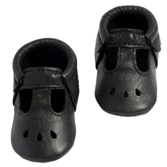 Ebony Mary Jane Baby Shoe - HoneyBug