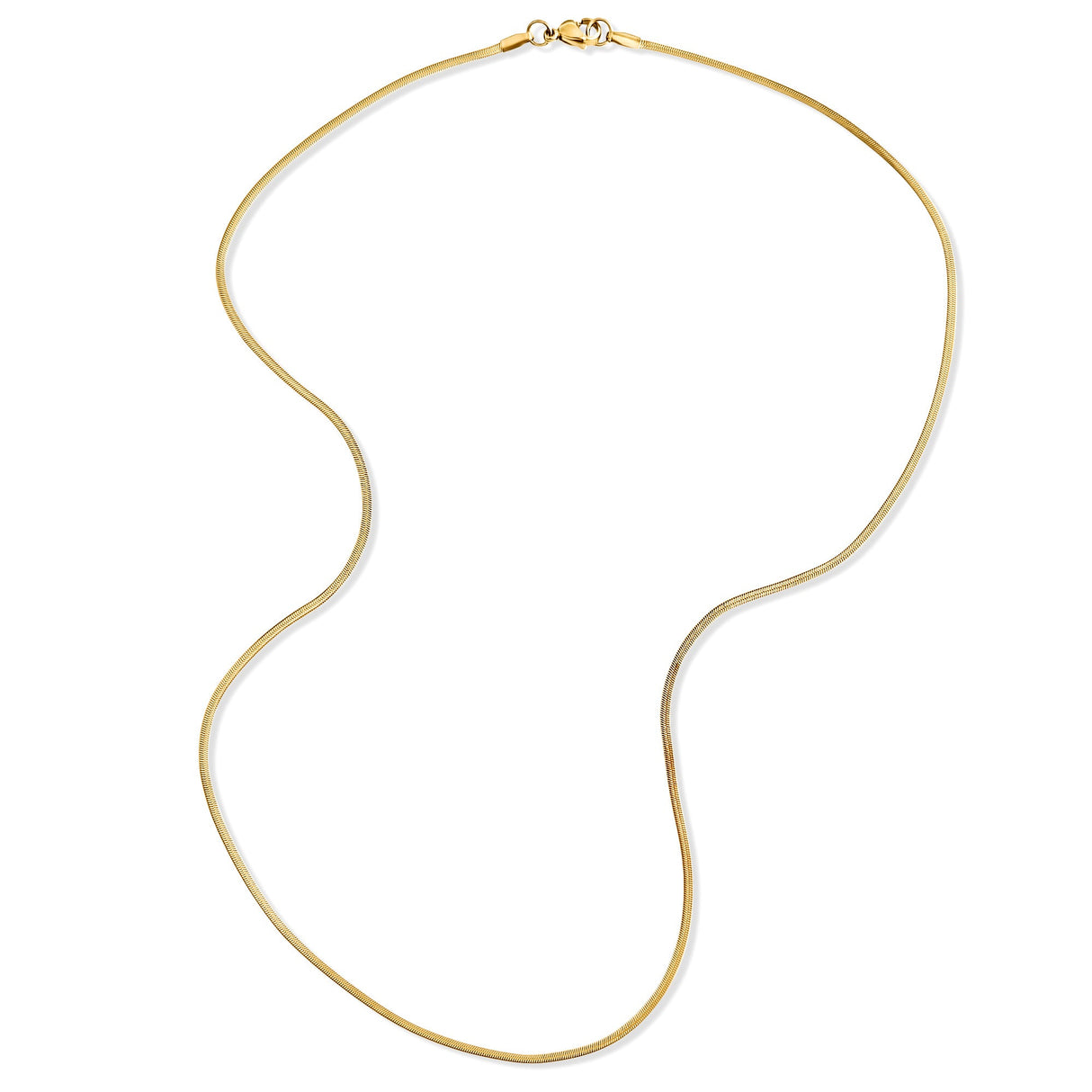 Desi Herringbone Chain Necklace - HoneyBug