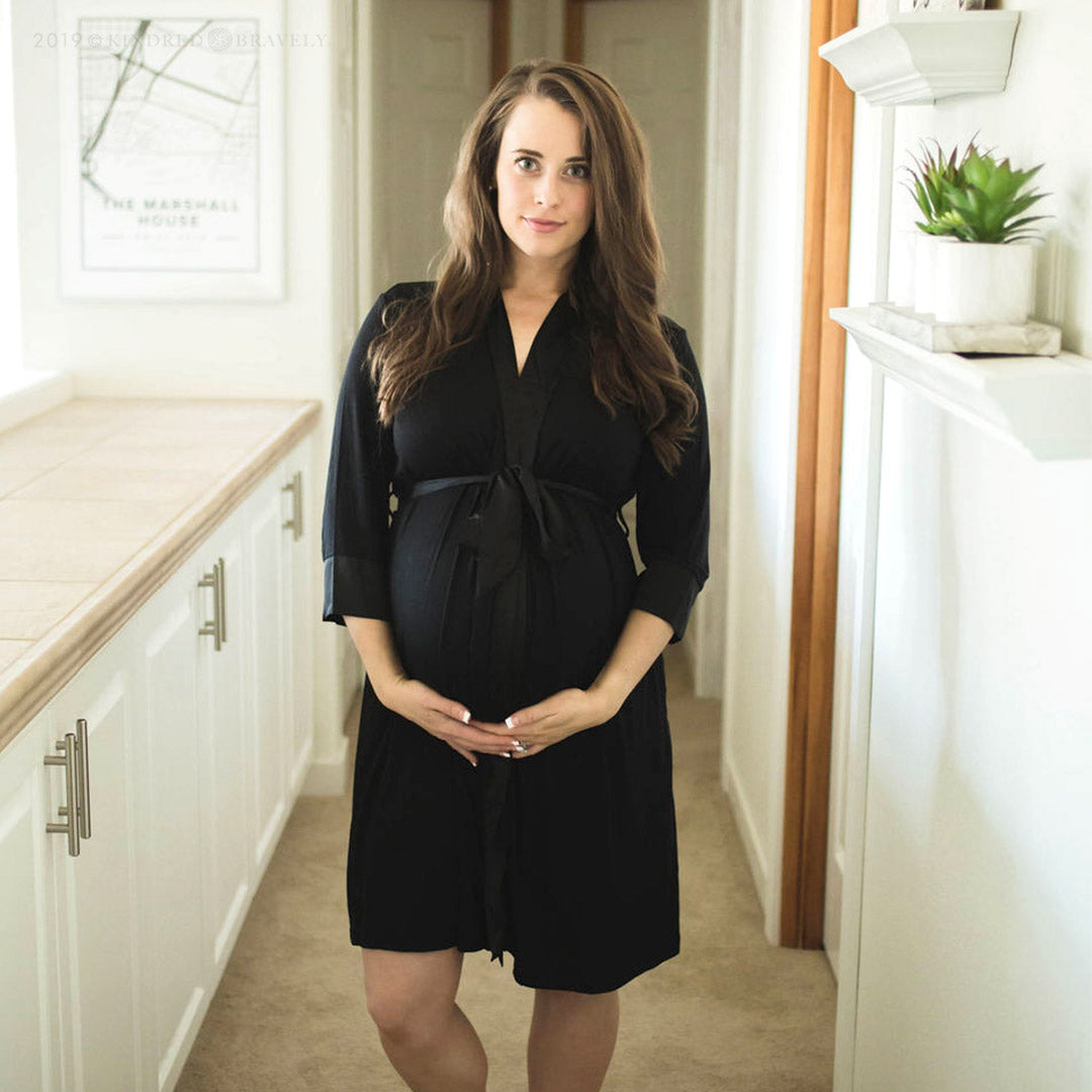 Emmaline Robe | Black - HoneyBug