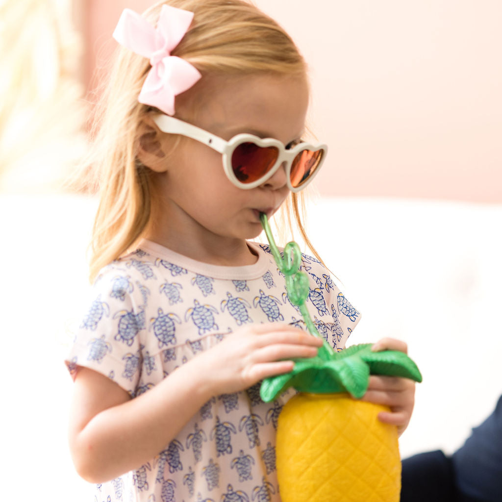 Pink Sea Turtle Swing Dress - HoneyBug