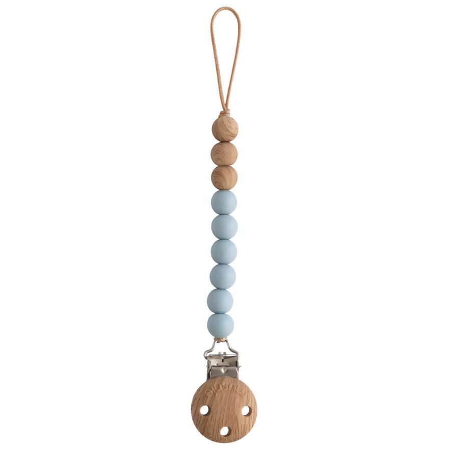Silicone Pacifier Clip | Eva - Cloud - HoneyBug