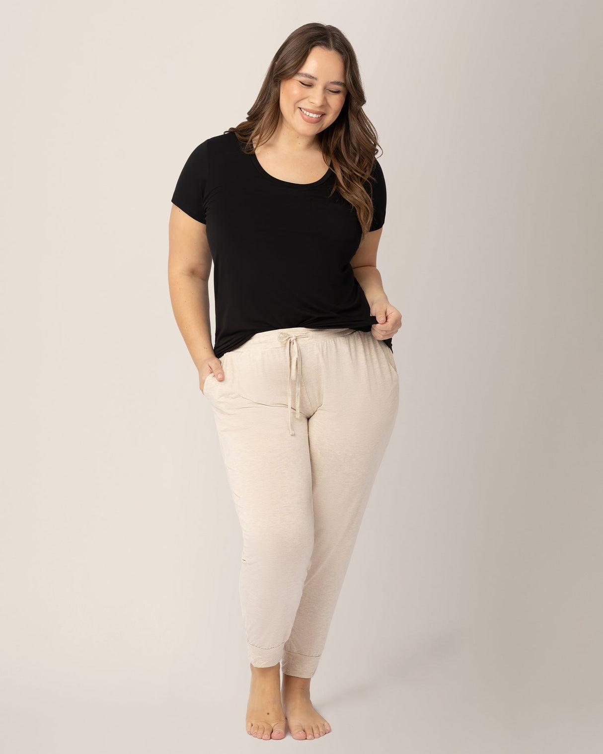 Everyday Lounge Jogger | Oatmeal Heather - HoneyBug