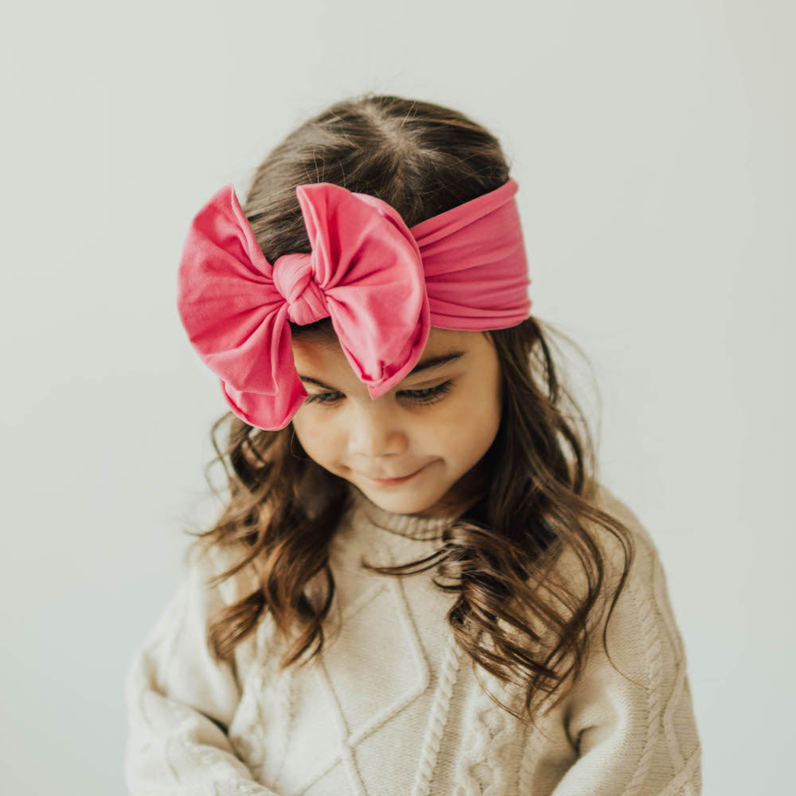 Baby Bloom Bows: Hot Pink - HoneyBug