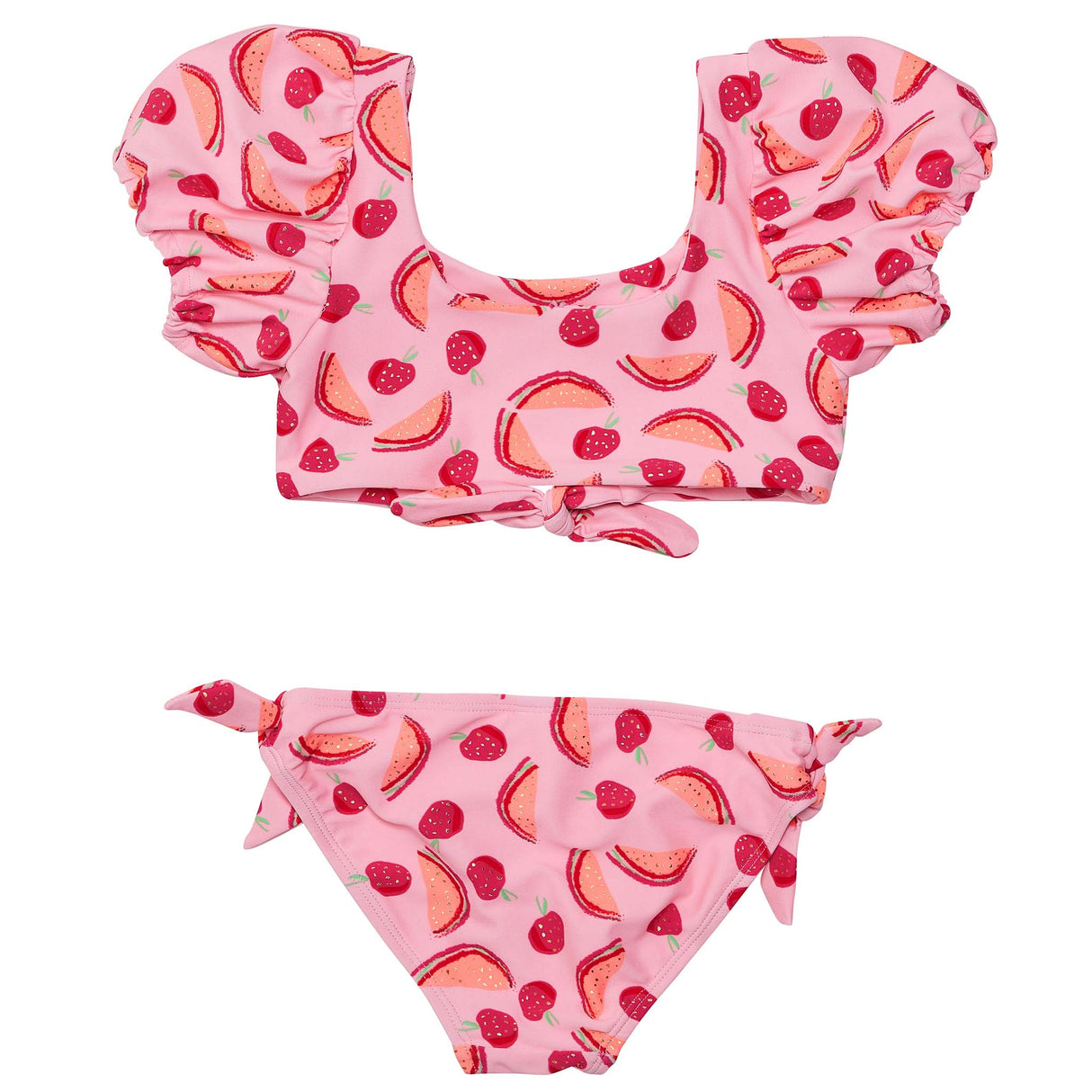 Berry Sweet Knot Front Bikini - HoneyBug