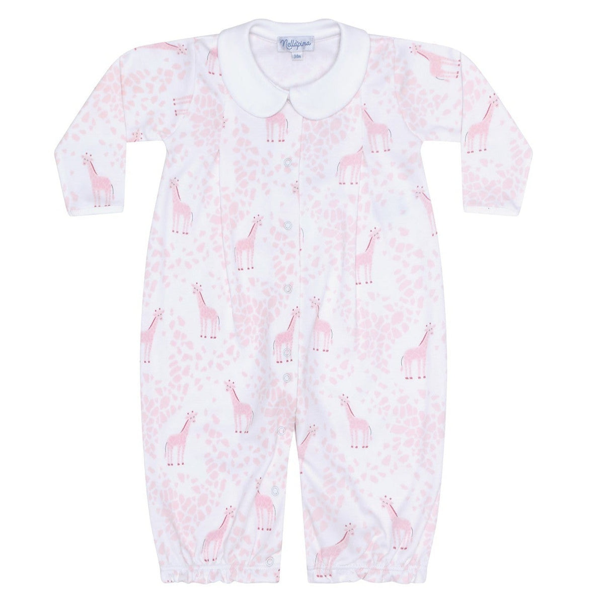 Pink Giraffe Print Converter Gown - HoneyBug