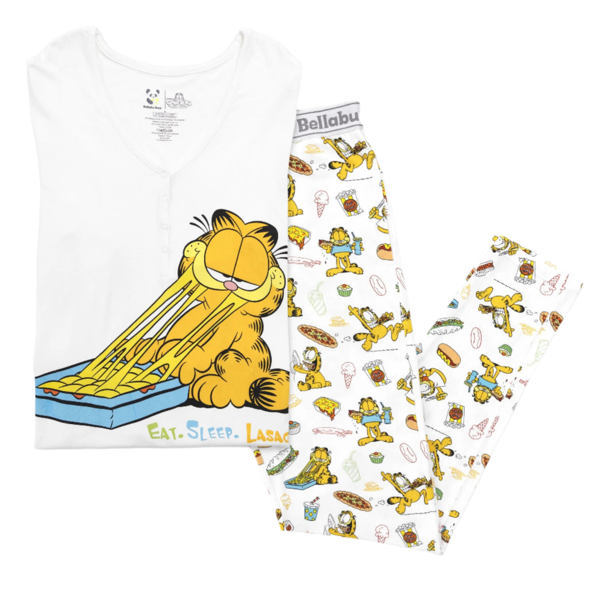 Garfield: Snack Attack Bamboo Women's Pajama Set - HoneyBug