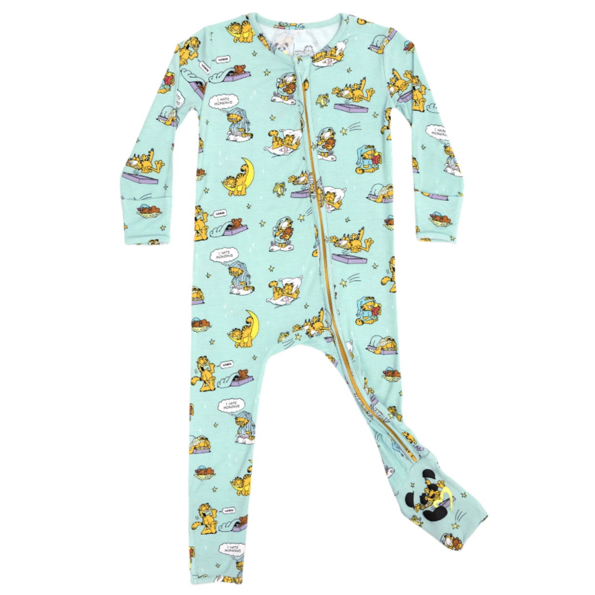 Garfield: Lazy Mondays Bamboo Convertible Footie - HoneyBug