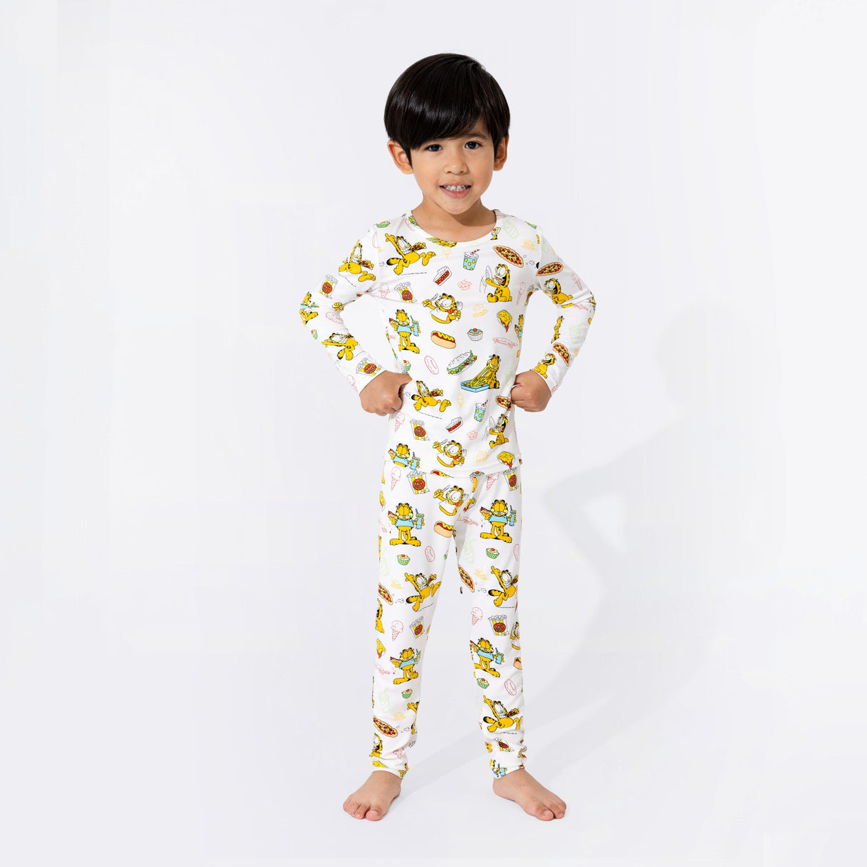 Garfield: Snack Attack Bamboo Kids Pajamas - HoneyBug