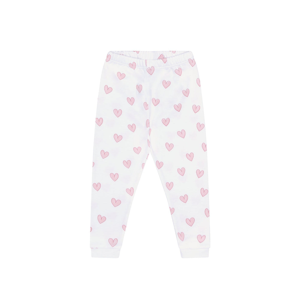 Pink Heart Print Pajama - HoneyBug