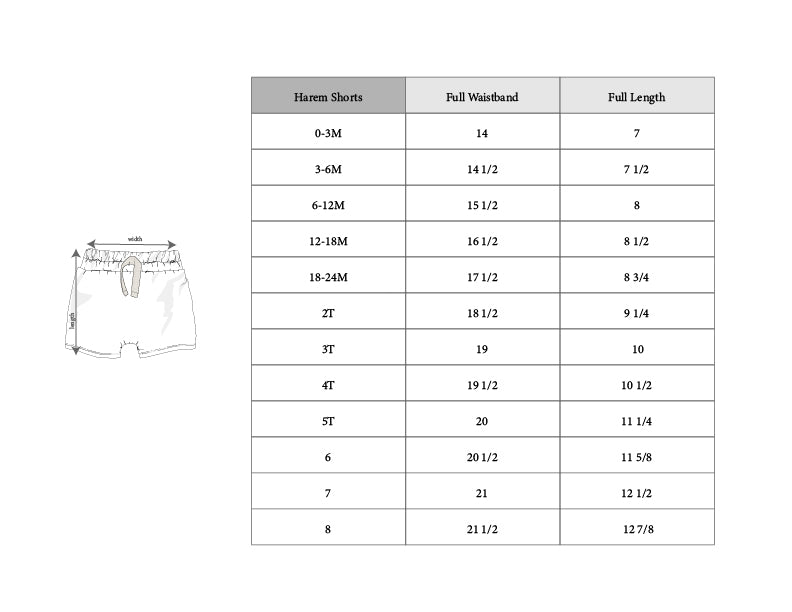 Harem Shorts - HoneyBug