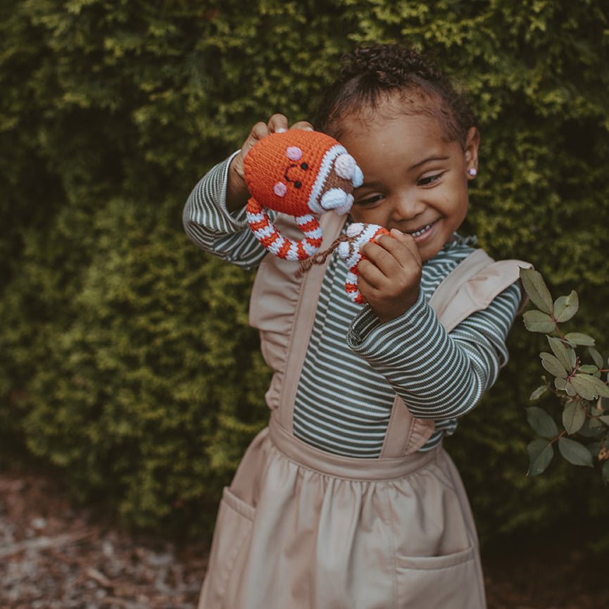 Hot Chocolate Plush Toy Rattle - HoneyBug