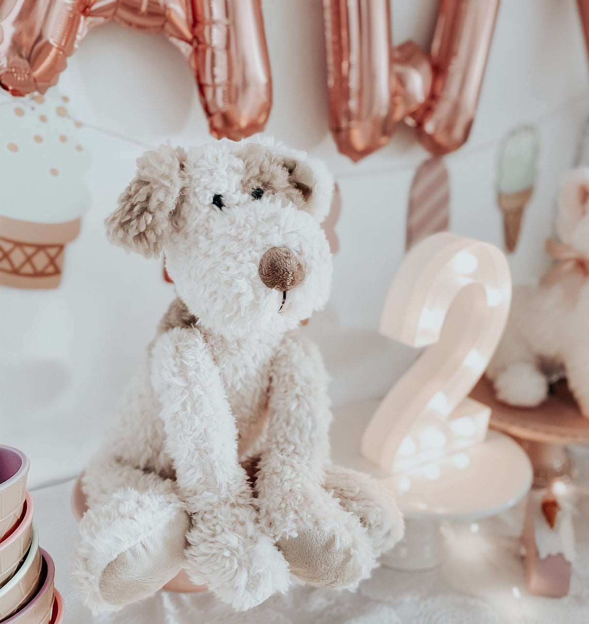 Bogart Shaggy Puppy Plush Toy - HoneyBug