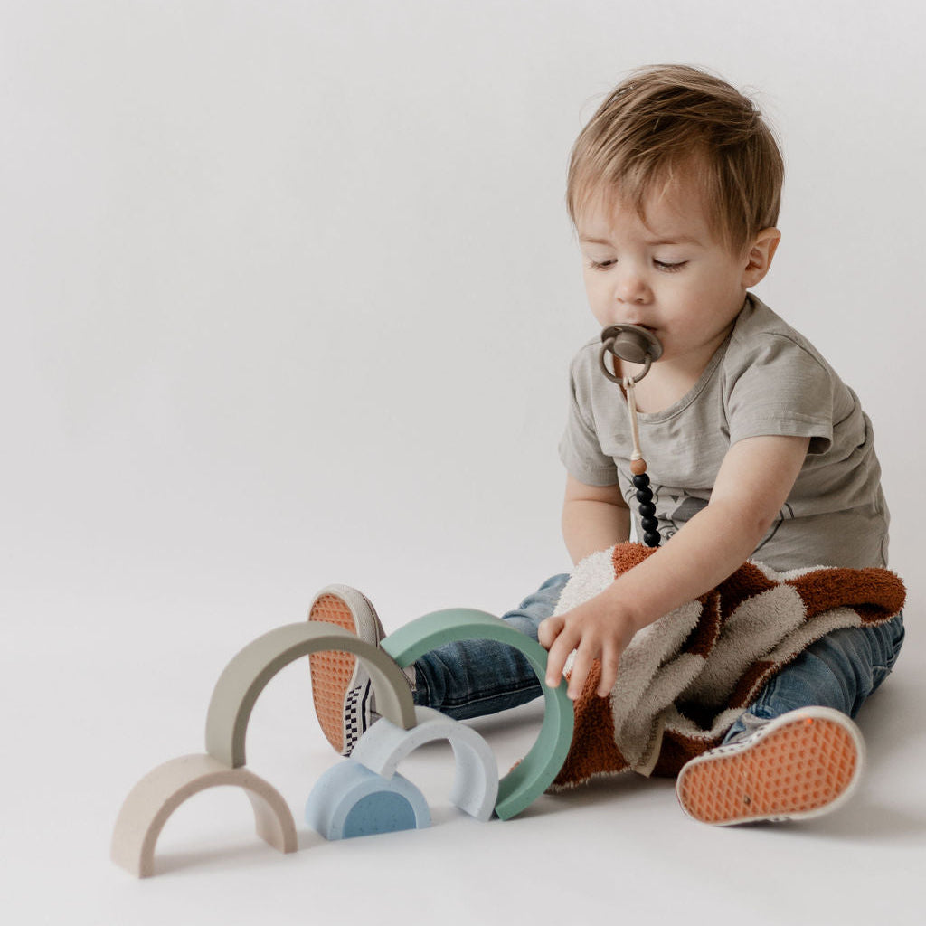 Silicone Stacking Rainbow