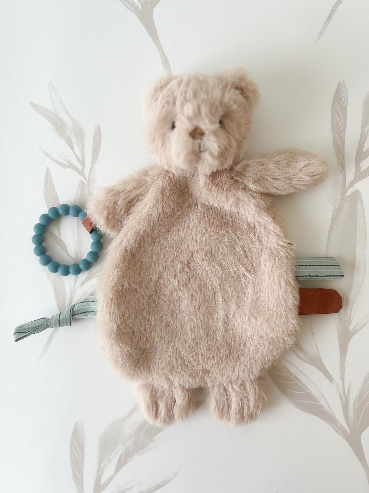 Baldwin Bear Silicone Teether Lovie - HoneyBug