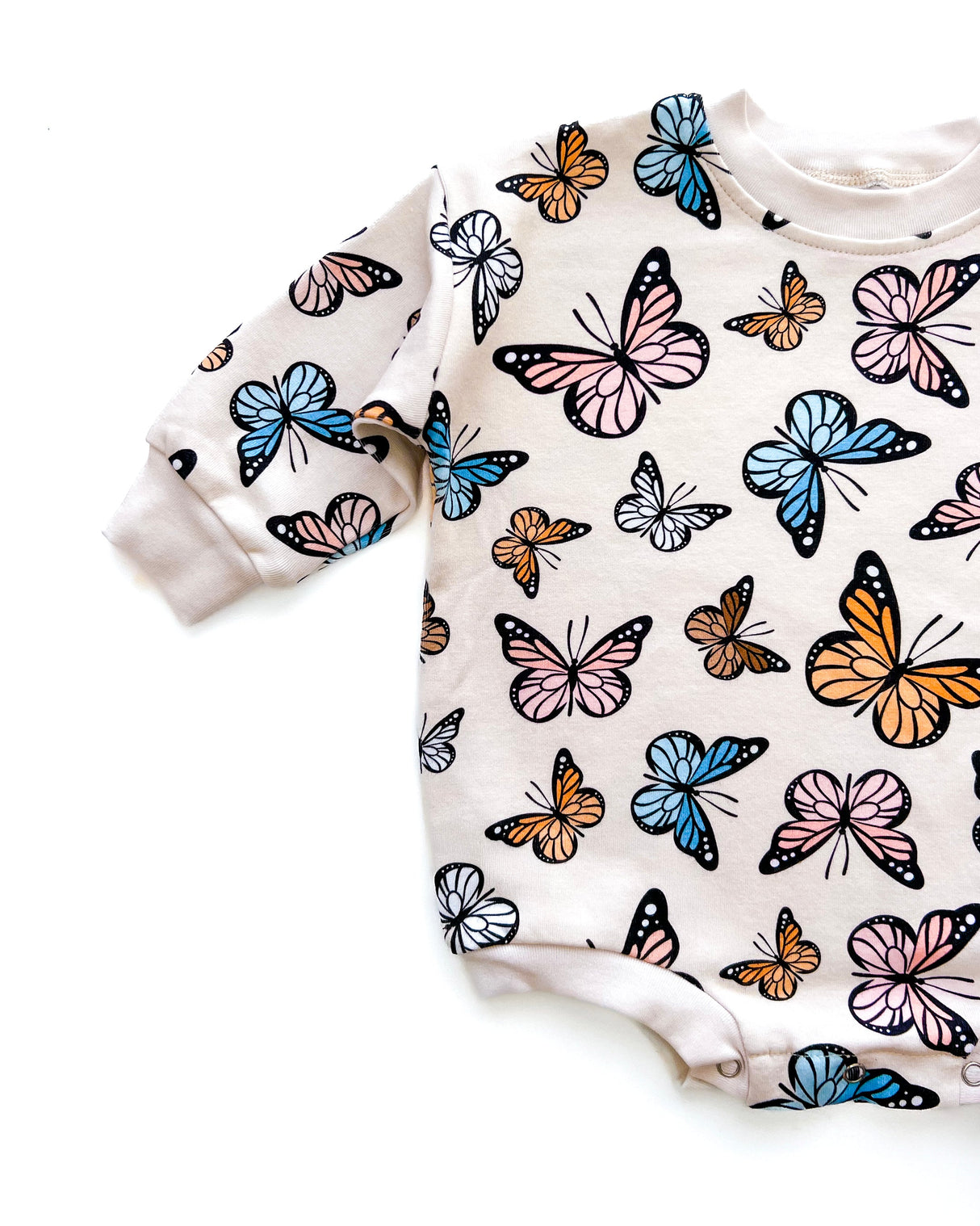 Bubble Romper | Butterflies - HoneyBug