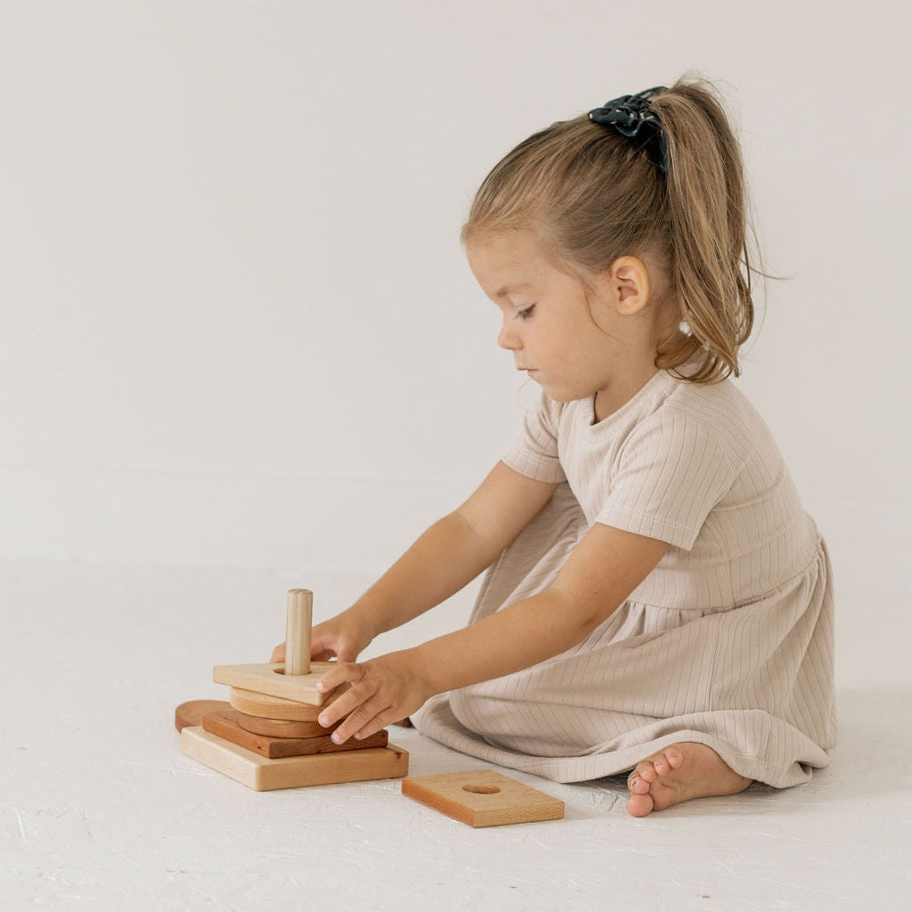 Wooden Shape Stacker