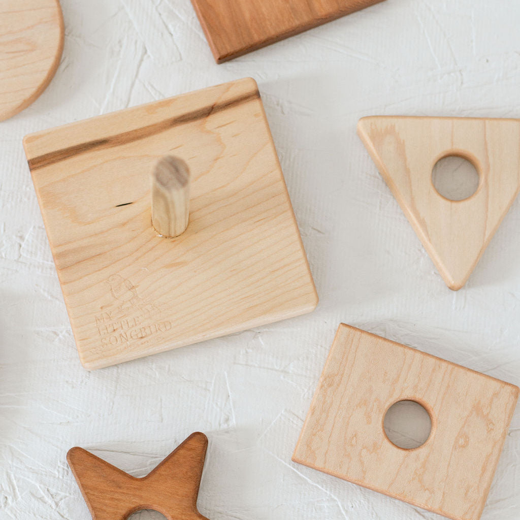 Wooden Shape Stacker