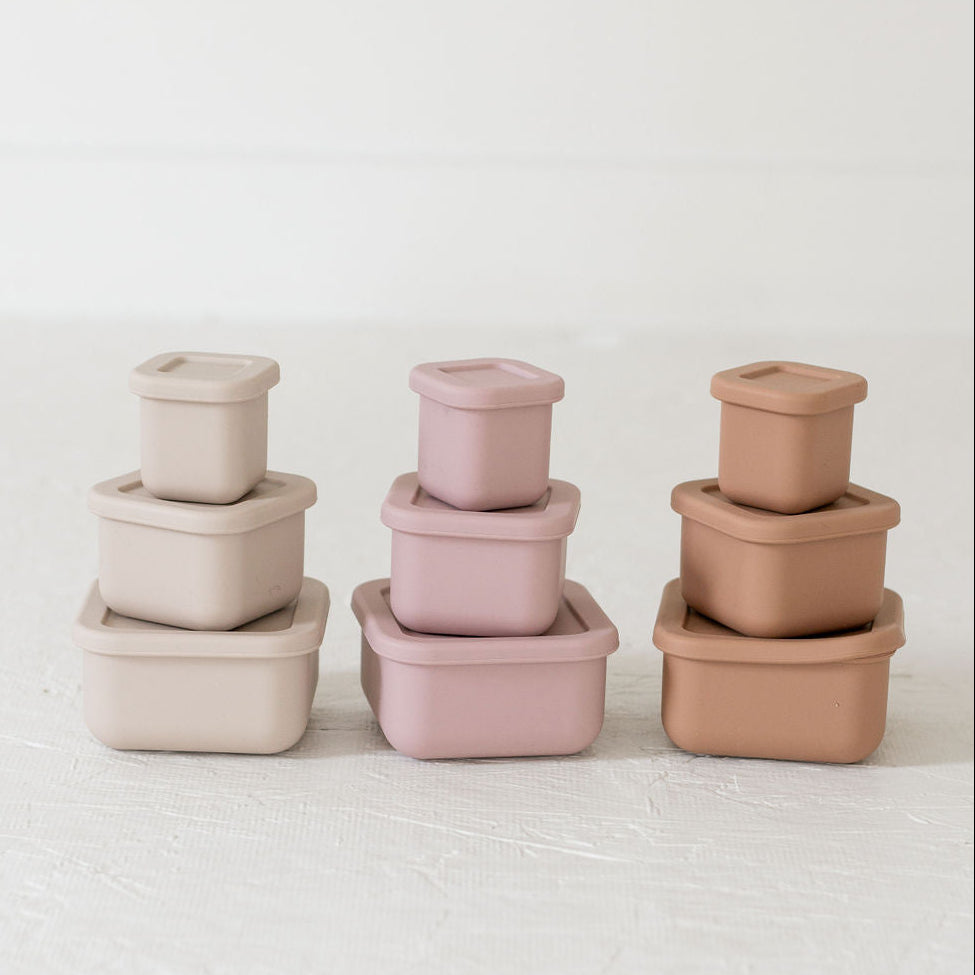 Silicone Bento Box Set/Set of 3