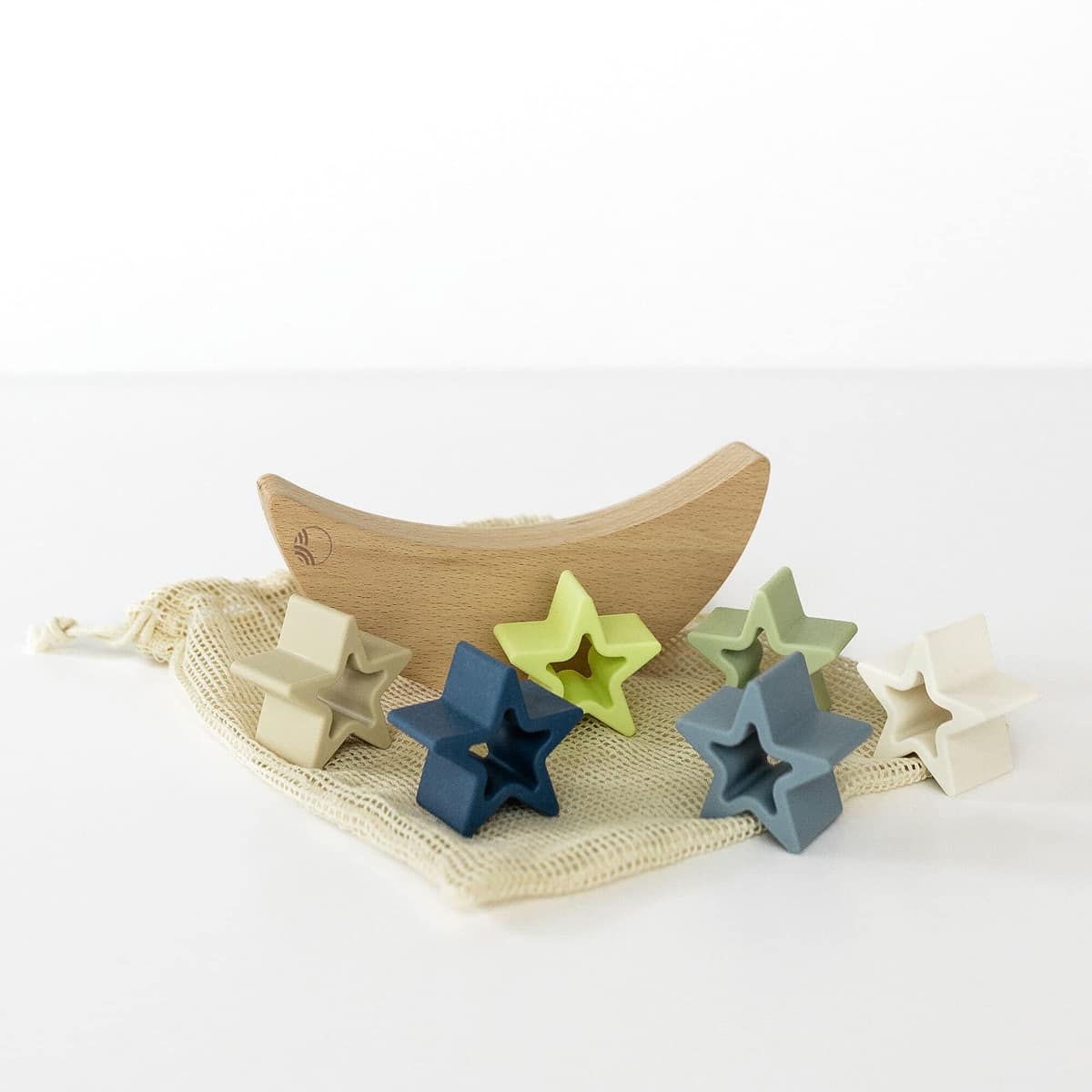 Moon & Stars Stacking Set - HoneyBug