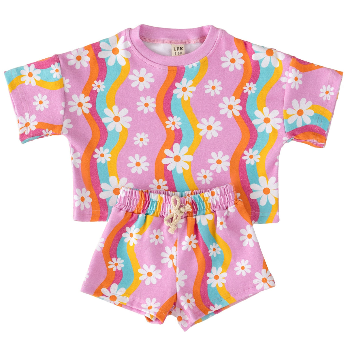 Shorts Set | Groovy Daisy - HoneyBug