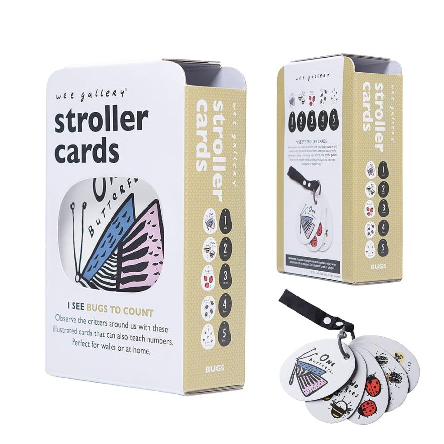 Stroller Cards - I See Bugs to Count - HoneyBug
