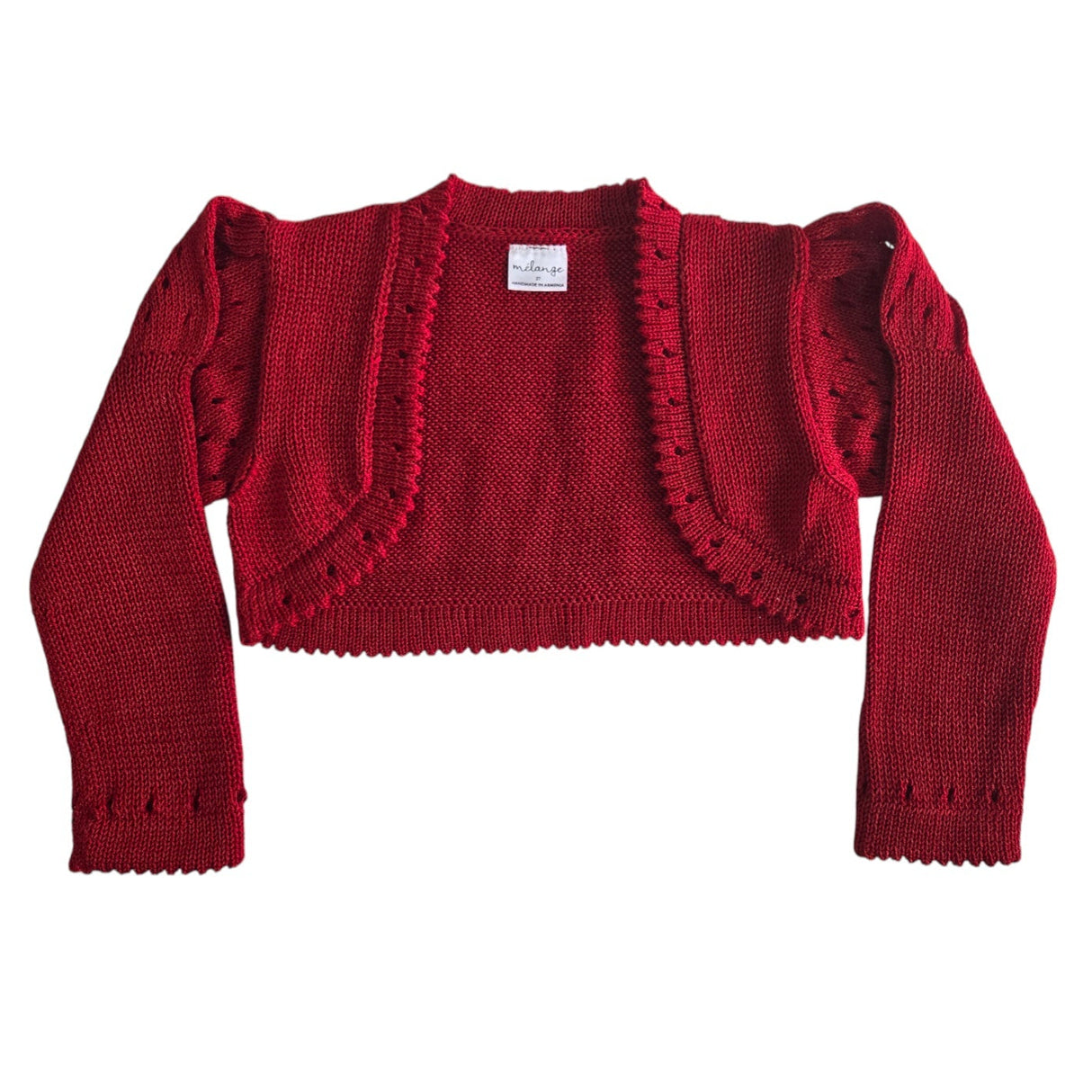 Red Bolero Cardigan