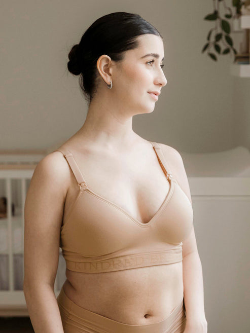 Signature Sublime® Contour Nursing & Maternity Bra | Beige - HoneyBug
