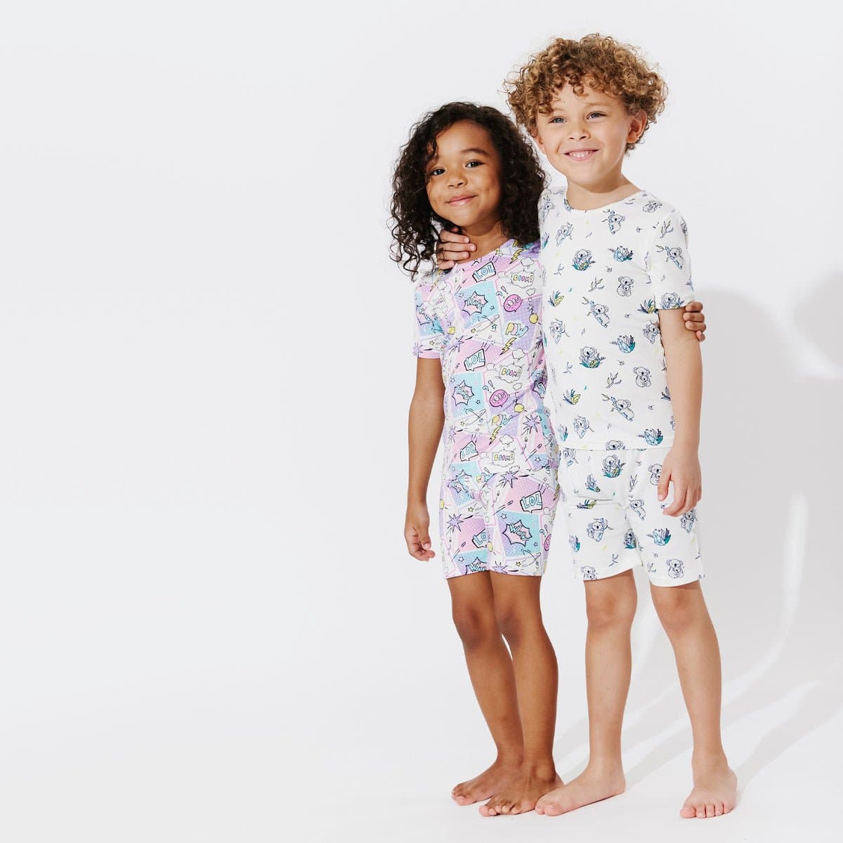 Koala Bamboo Kids Pajama Short Set - HoneyBug