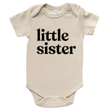 Little Sister Organic Baby Bodysuit - HoneyBug