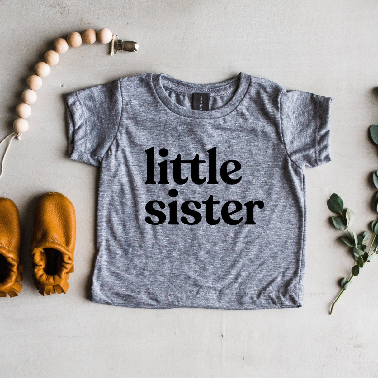 Little Sister Modern Baby & Kids Tee - HoneyBug