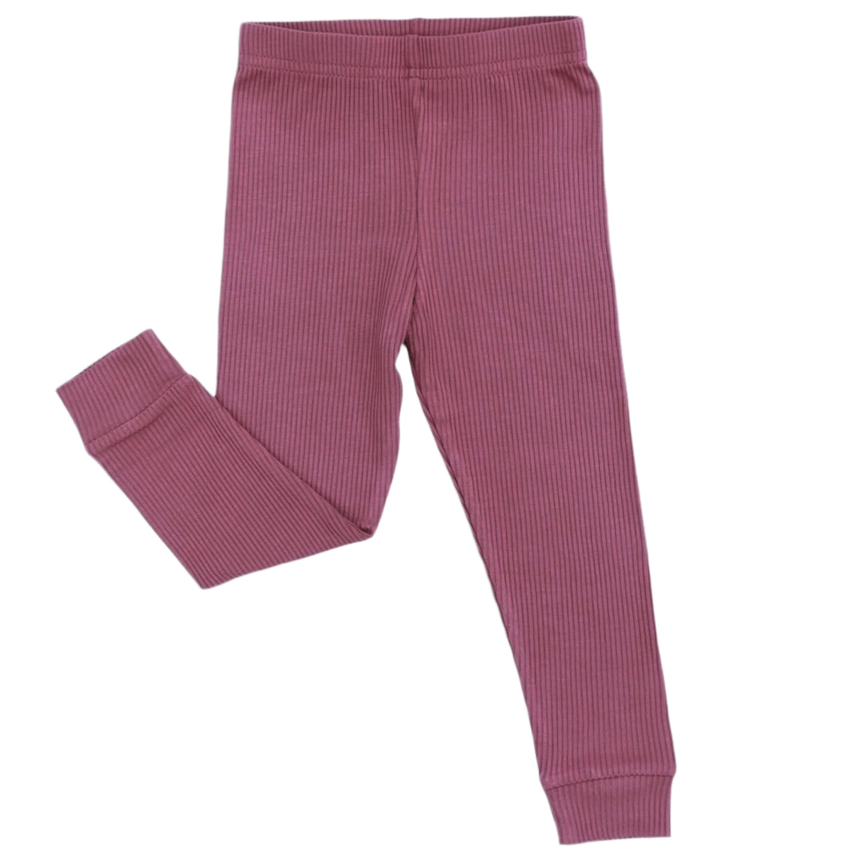 BAMBOO RIB LEGGINGS- Mauve - HoneyBug