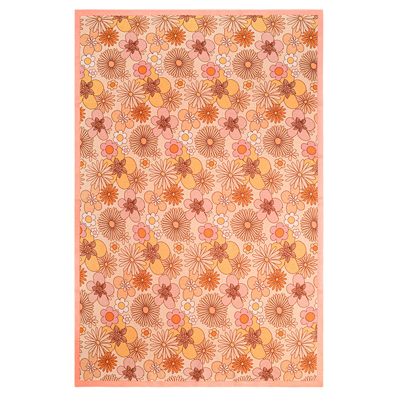 Little Dreamer Organic Baby Blanket - Flower Child - HoneyBug
