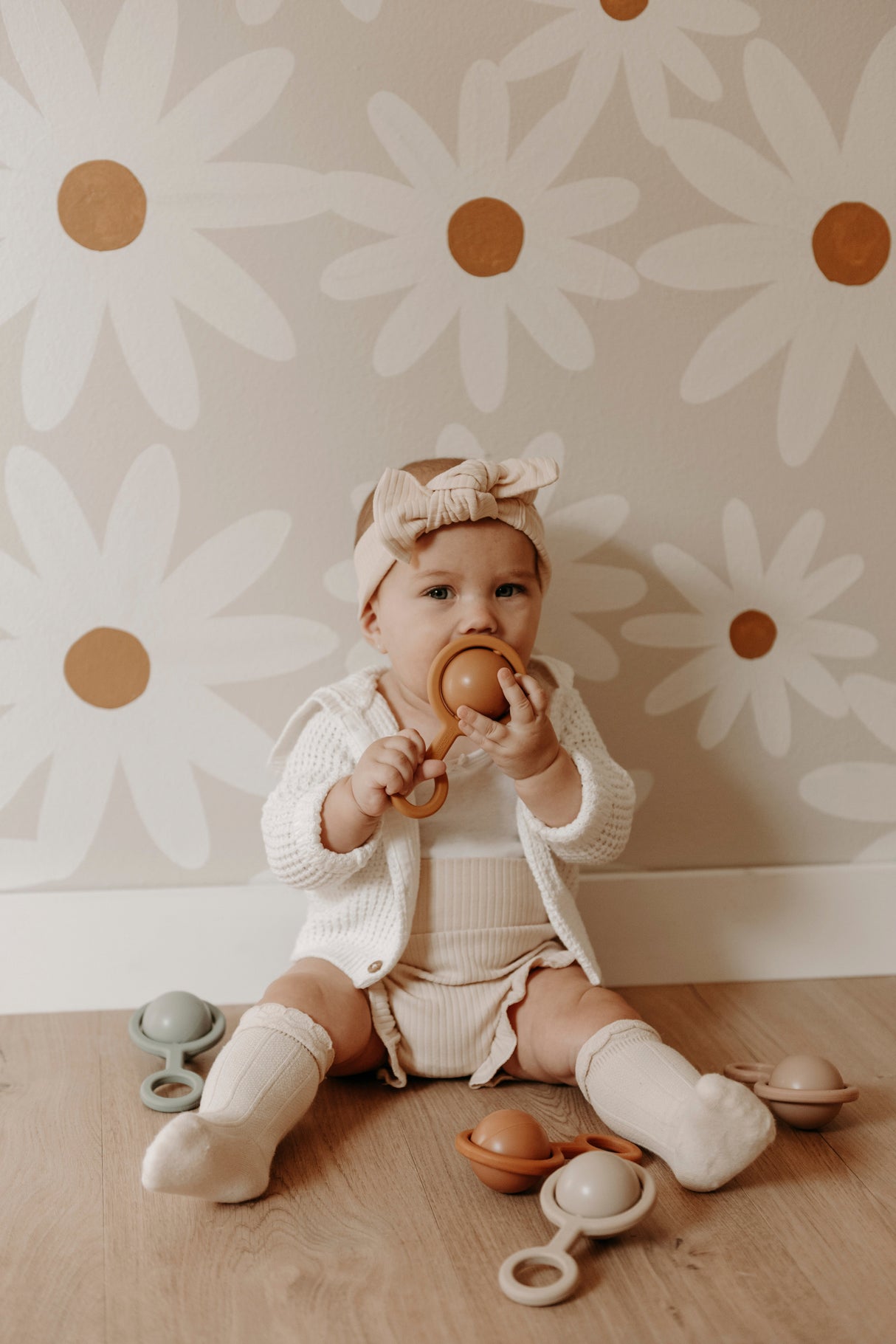 Rattle Toy - Ora | Mustard - HoneyBug