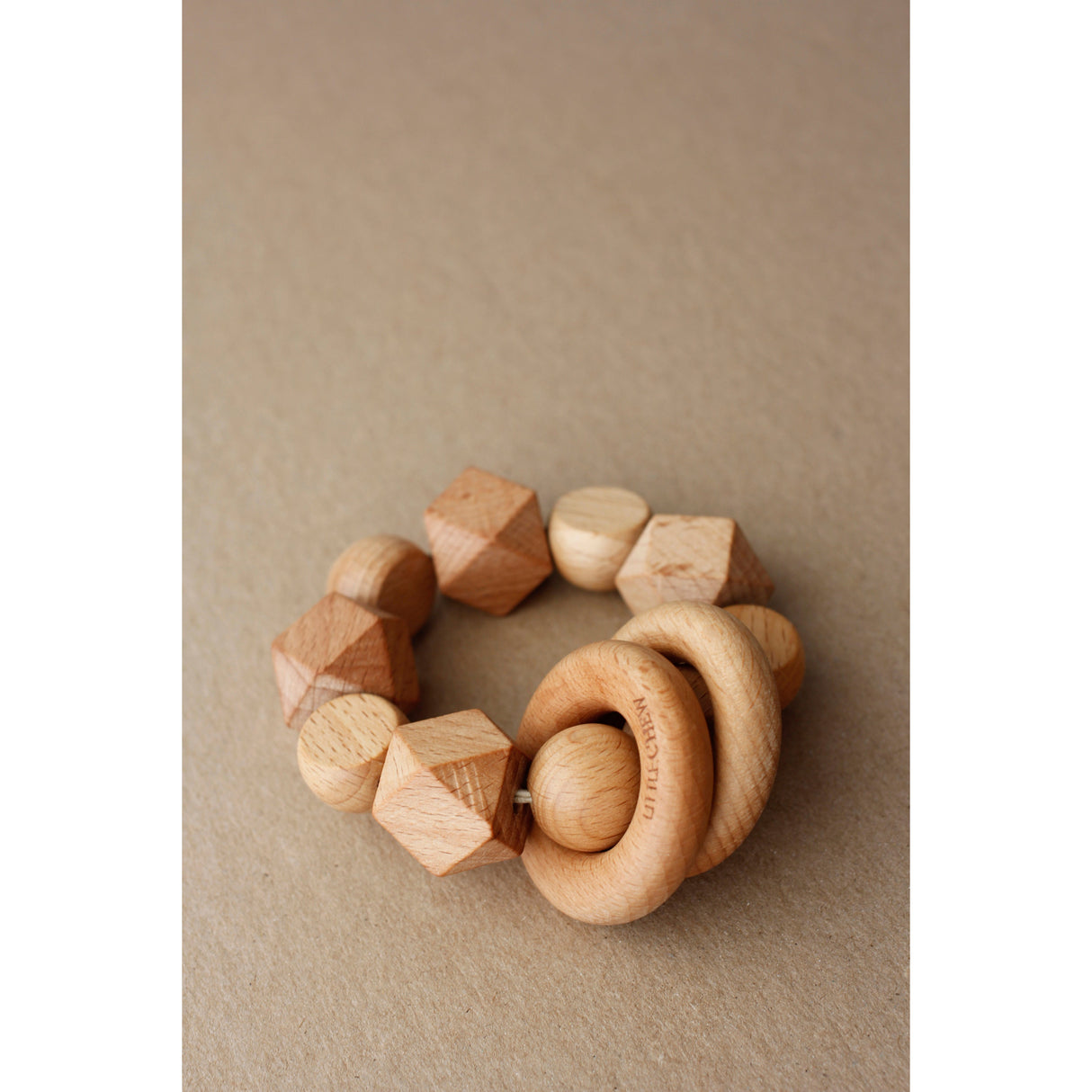 Wooden Rattle Toy - HoneyBug