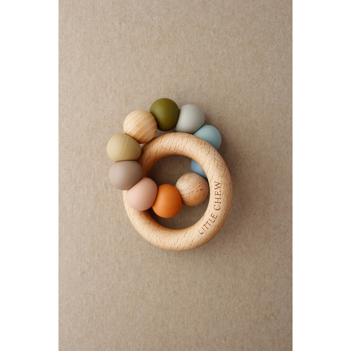 Ring Teether - Raven - HoneyBug