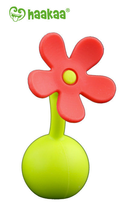 Haakaa Gen 2 Silicone Breast Pump with Suction Base 5 oz and Silicone Flower Stopper Set - HoneyBug