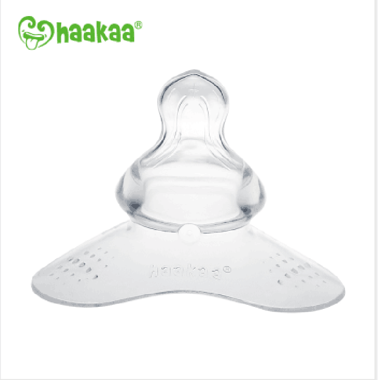 Haakaa Silicone Breastfeeding Nipple Shield with Orthodontic Nipple, 1 PK - HoneyBug