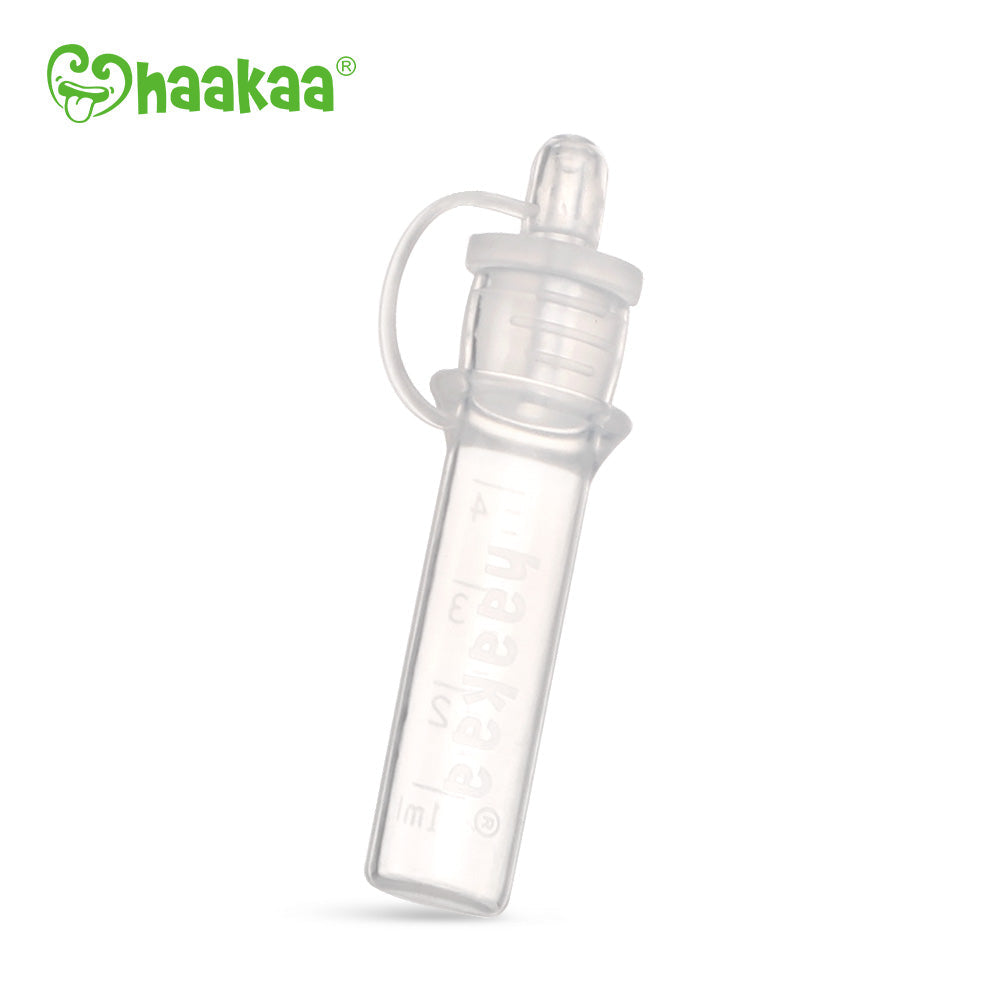 Haakaa Silicone Colostrum Collectors 4 ml, 2 PK (Pre-Sterilized) - HoneyBug