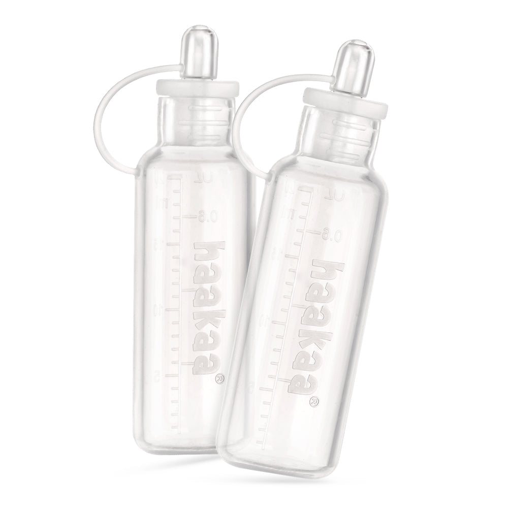 Haakaa Silicone Colostrum Collectors 20 ml, 2 PK (Pre-Sterilized) - HoneyBug