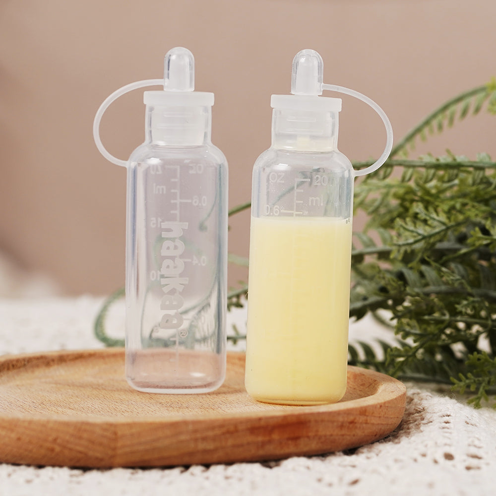 Haakaa Silicone Colostrum Collectors 20 ml, 2 PK (Pre-Sterilized) - HoneyBug