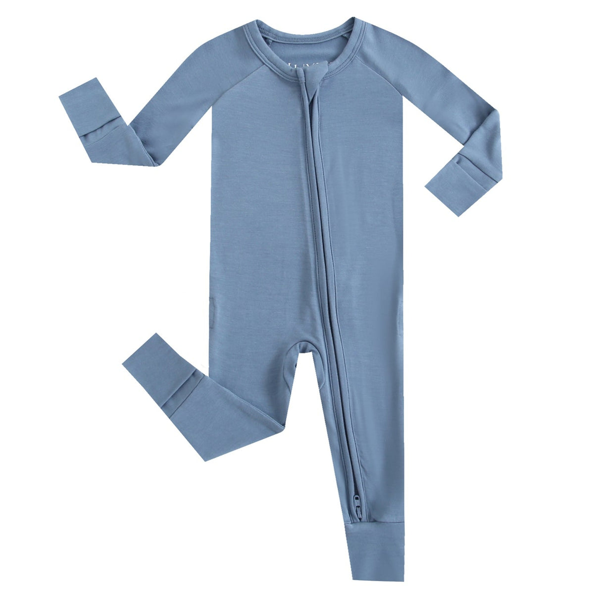 Midnight Blue Zippered Baby Romper