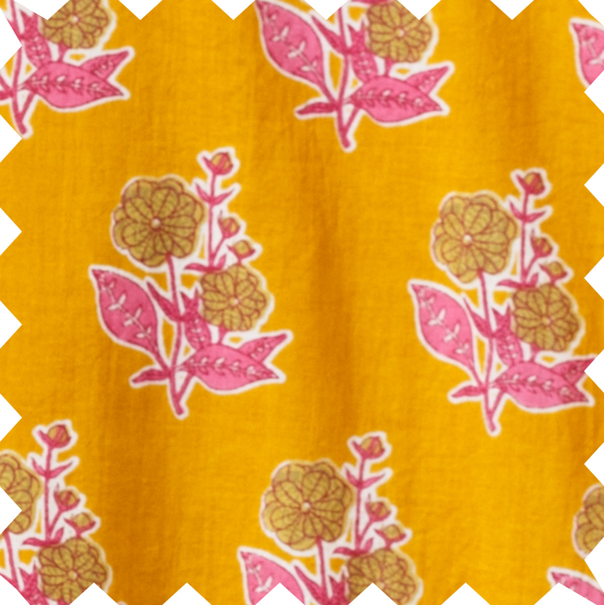 Girls' Wide Collar Long Sleeve Dress with Low Waist | Mustard and Pink - HoneyBug