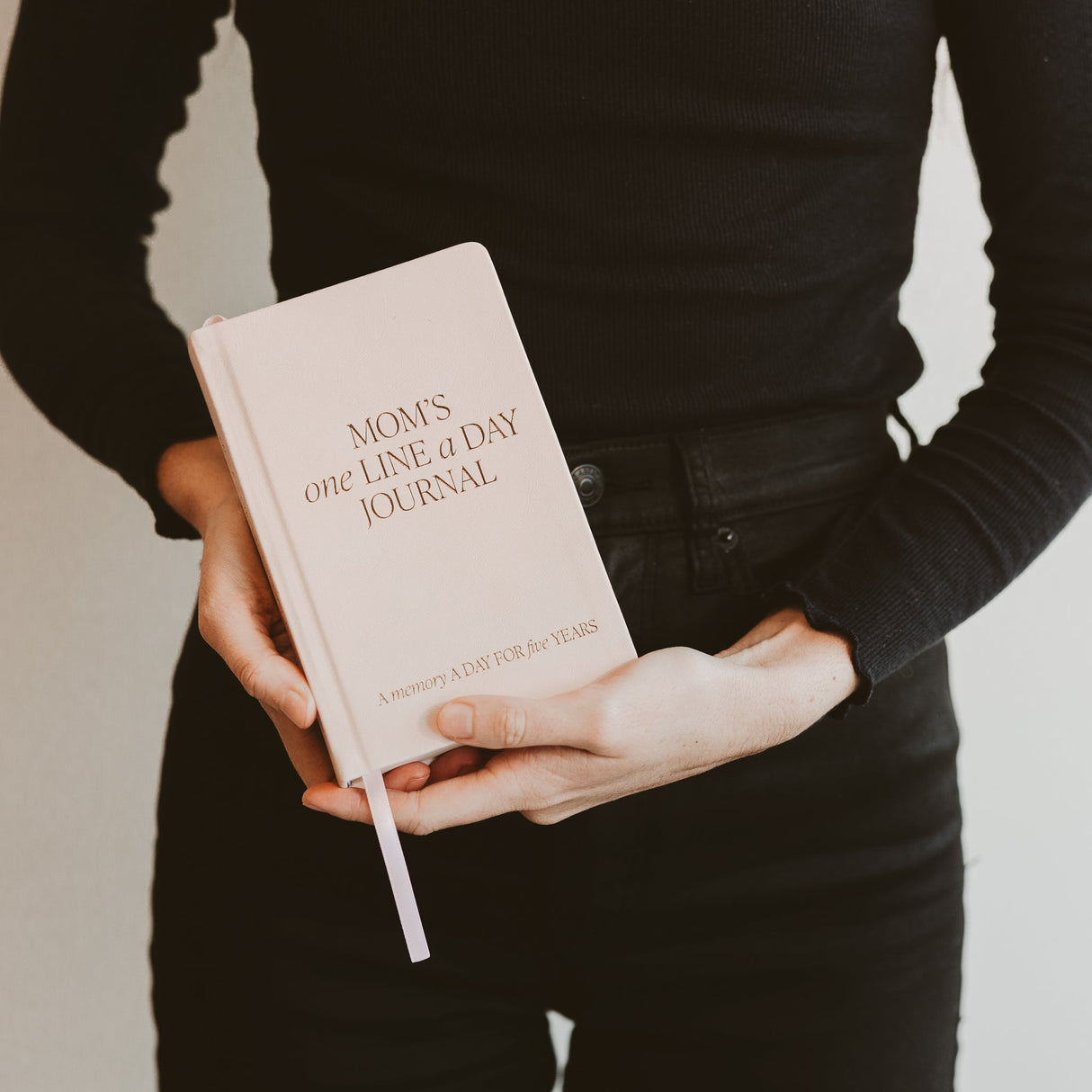 Mom's One Line A Day Leather Journal - HoneyBug