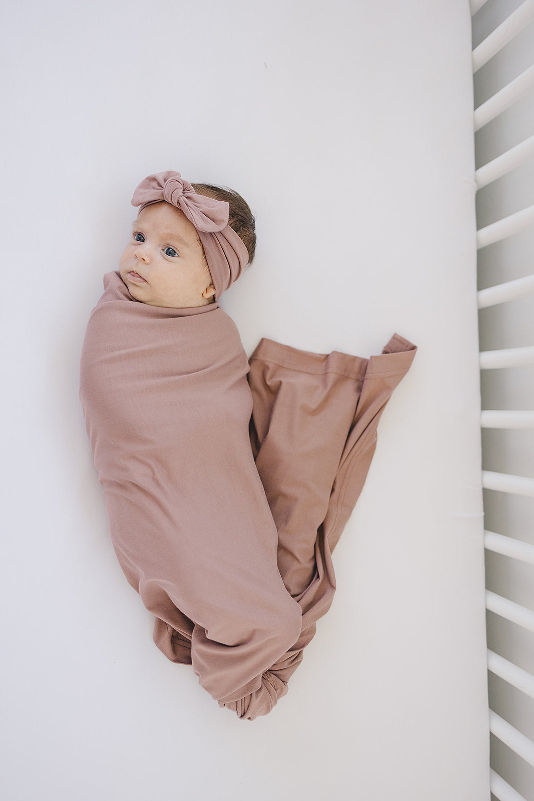 Dusty Rose Bamboo Head Wrap - HoneyBug
