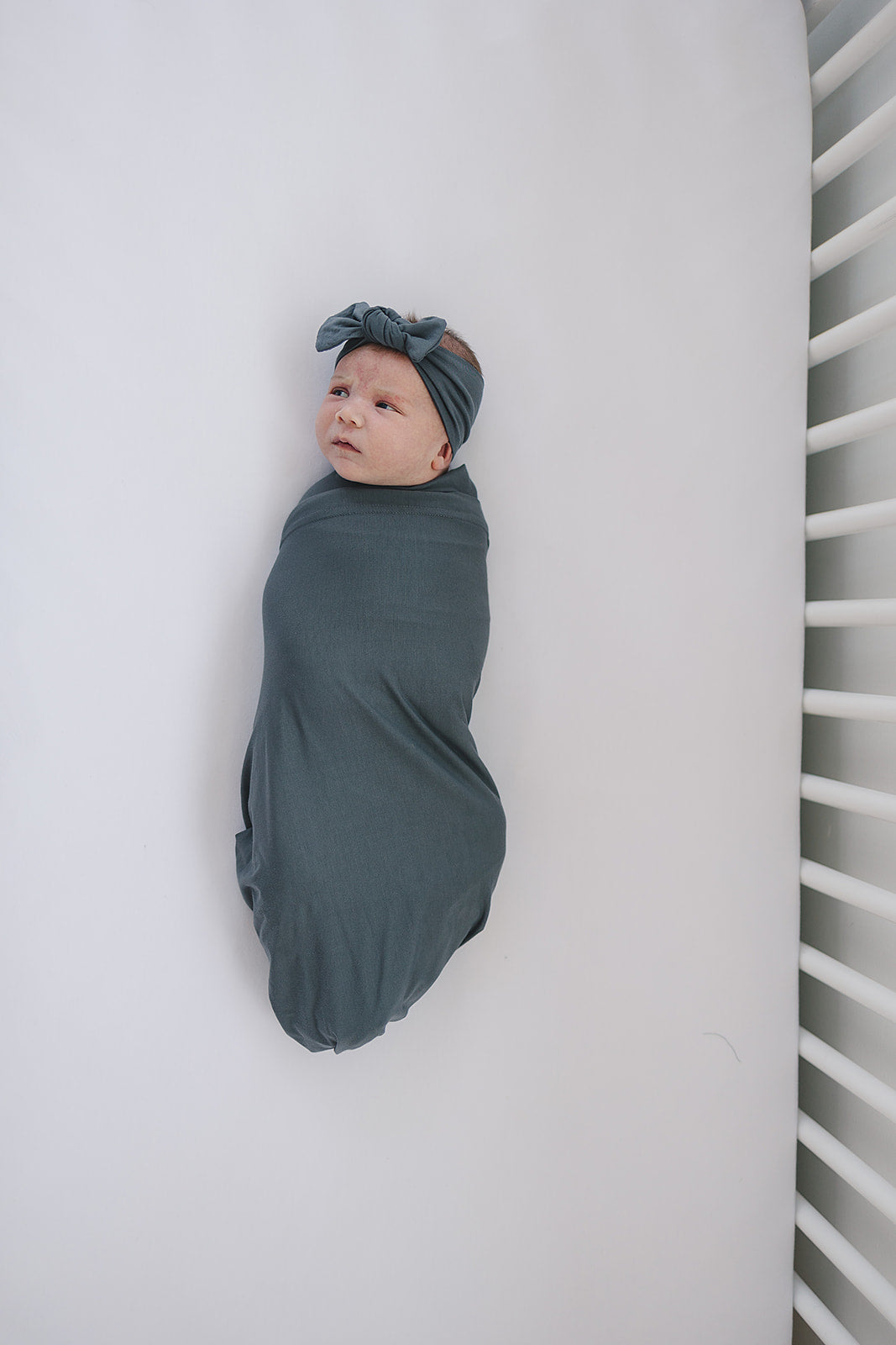 Charcoal Bamboo Hat OR Head Wrap Set - HoneyBug