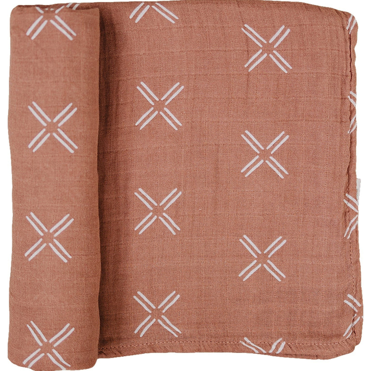 Just Peachy Muslin Swaddle Blanket - HoneyBug